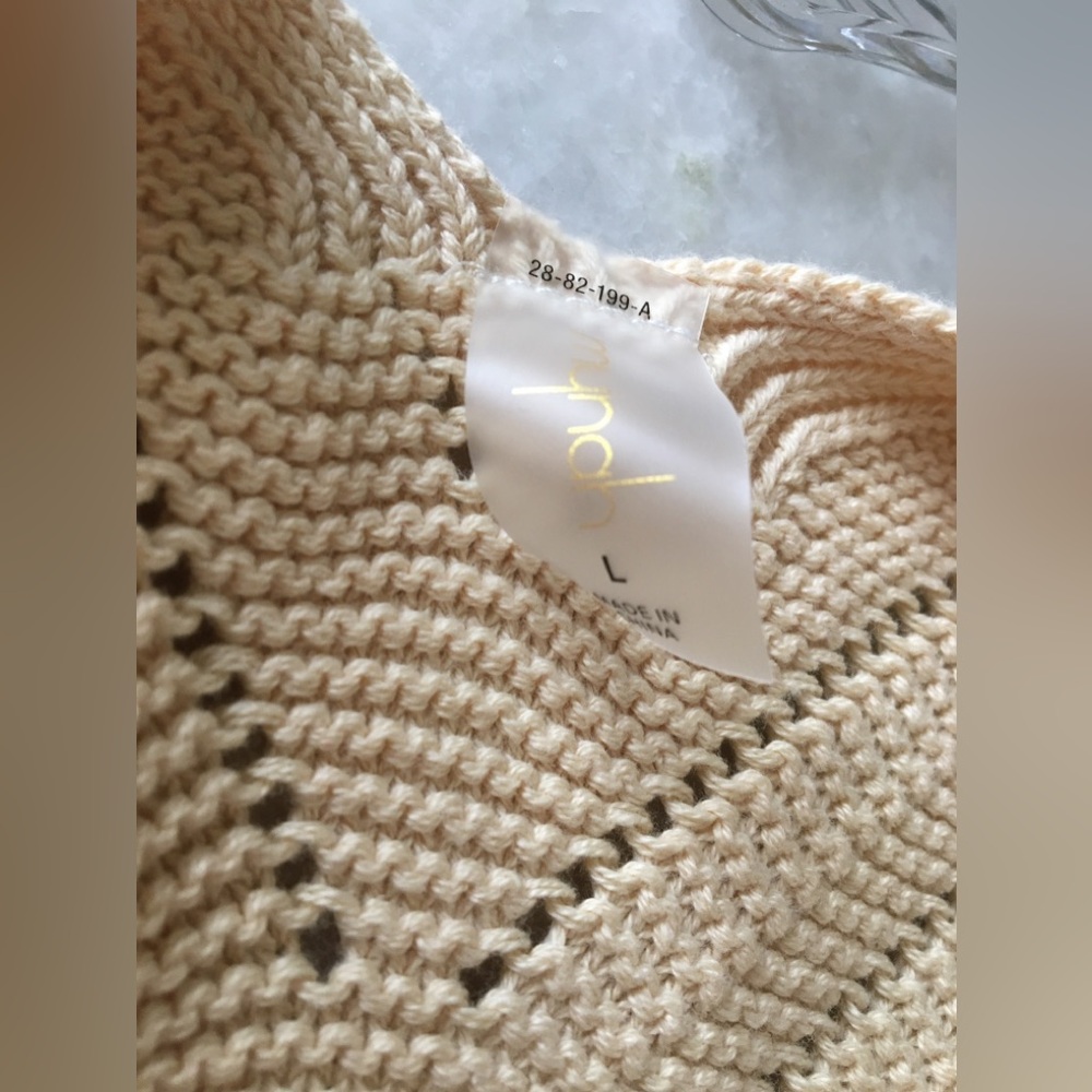 Tan Knit Sleeveless Dress, brand new with tags brand Mynah, dress summer 🌼🌻🌞 - Picture 13 of 16